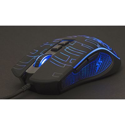 10. GEMBIRD RGB GAMING-MAUS USB SCHWARZ