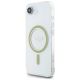 2. Guess IML Glitter Circle MagSafe iPhone 16e Hülle - Transparent