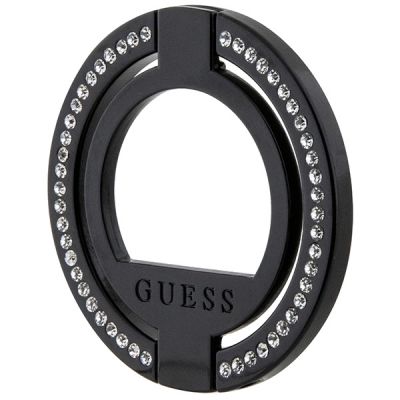 2. Guess MagSafe Ringständer GUMRSALDGK schwarz/schwarzer Strassstein