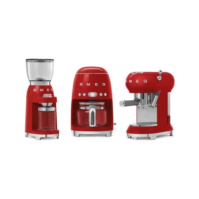 9. Smeg CGF11RDEU Kaffeemühle 150W Rot