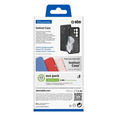 3. SBS Instinct Hülle für Samsung Galaxy S25 Ultra – Schwarz