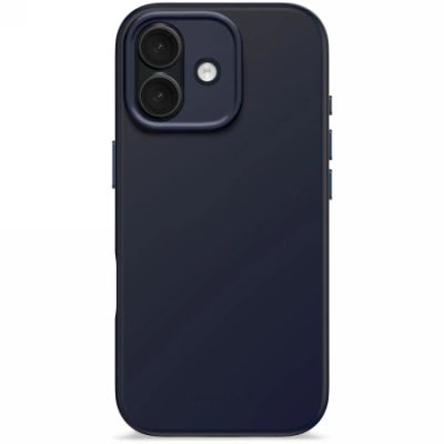Decoded AntiMicrobial Silicone Backcover MagSafe Case für iPhone 17 - Marineblau