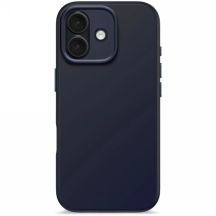Decoded AntiMicrobial Silicone Backcover MagSafe Case für iPhone 17 - Marineblau