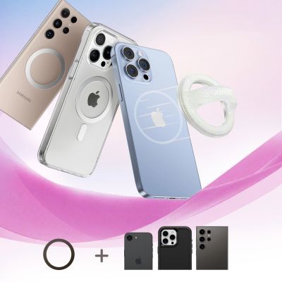 6. Joyroom JR-ZS500 Magnetring, kompatibel mit MagSafe-Halterung – Weiß