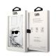 8. Karl Lagerfeld KLHCP14XLNHCS iPhone 14 Pro Max 6,7" Silber/Silber Hardcase Glitter Choupette Head