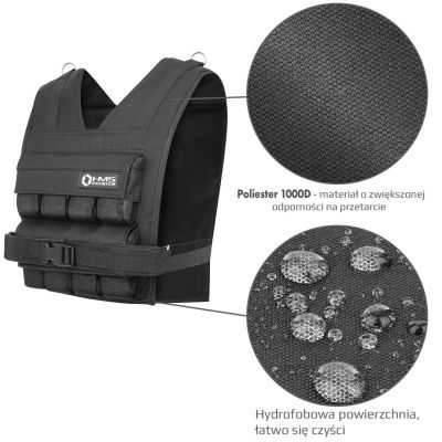 32. Cordura HMS KTO16 16 kg Gewichtstrainingsweste