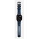 5. Nomad Rocky Point Armband, schwarzes Leder, Titan