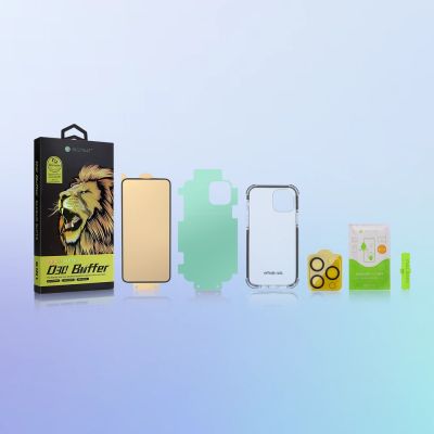 7. Bestsuit 6in1 Set für iPhone 13 mini Hülle / Flexi-Hartglas / Rückseite Folie / Kameraglas / Tücher / Applikator (D30 Buffer)
