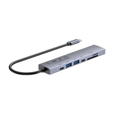 12. UNITEK HUB USB-C 7IN1 PD 100W HDMI 2.0 MIT EIN/AUS-TASTE