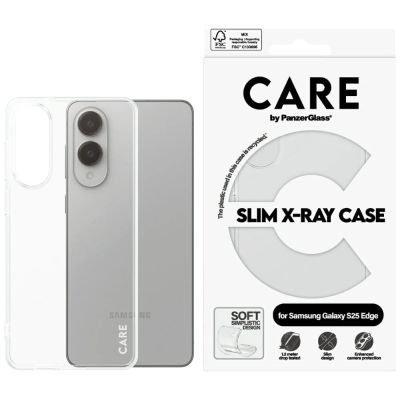 CARE by PanzerGlass Fashion X-Ray Case für Samsung Galaxy S25 Edge - Transparent