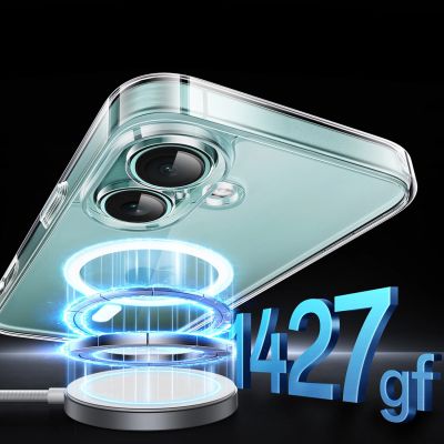 3. Ugreen Classy Clear Magnetic Case mit MagSafe für iPhone 16 Plus - Transparent