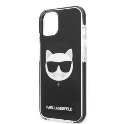 6. Karl Lagerfeld KLHCP13STPECK iPhone 13 mini 5.4" Hardcase schwarz/schwarz Choupette Head