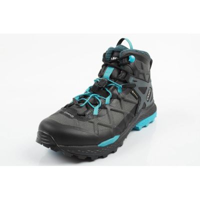 3. AKU Rocket Mid DFS GTX Damen-Wanderschuhe - Schwarz/Türkis