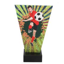 Glas-Fußballtrophäe Triumph