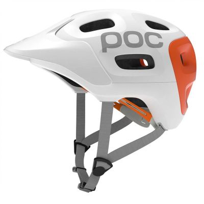 POC 10500-9084 TRABEC RACE WEISS/ORANGE