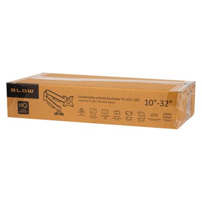 9. LCD-TV-HQ-Griff 17"-32" für Schreibtisch mit Gelenk
