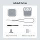 8. ESR Orbit Halolock MagSafe Hülle für Apple AirPods 4 – weiß