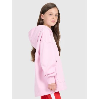 5. Oversized-Sweatshirt mit Kapuze, offen, für Mädchen, 4F 4FJRAW25TSWSF2429-56S
