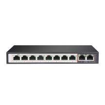 Extralink PoE-Switch PERSES, 8x Gigabit PoE/PoE+, 2x RJ45 Gigabit-Uplink, 96 W