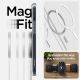 9. Spigen Ultra Hybrid Mag Case mit MagSafe für iPhone 14 Plus – Transparentes Grau