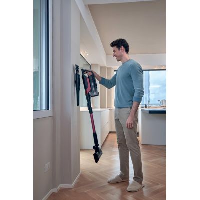 36. Hoover HF610HX 011 Akku-Staubsauger, beutellos, 0,7 l, 650 W, lila, 4 Ah