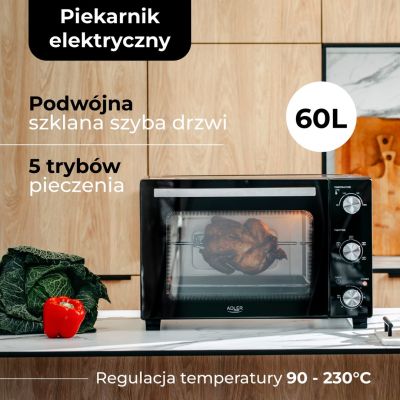 3. ADLER AD 6028 Elektroofen