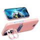 3. Leder Stand Case für Samsung Galaxy S23+ Card Wallet Cover mit Ständer Pink