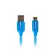 2. Lanberg Premium QC 3.0 Kabel CA-USBO-22CU-0010-BL (USB 2.0 Typ AM - USB Typ CM; 1 m; Blau)