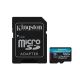 KINGSTON microSDXC Canvas Go Plus 512 GB + Adapter