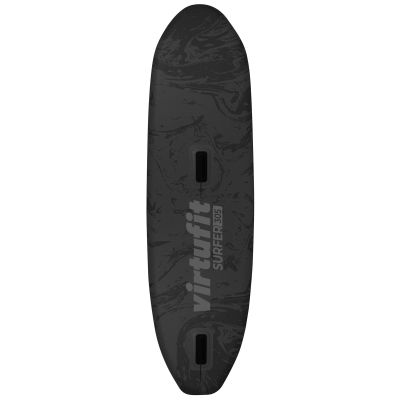 2. VIRTUFIT SUP SURFER 305 BOARD MIT SEGEL UND ZUBEHÖR SCHWARZ