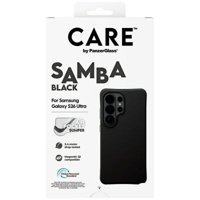 6. CARE by PanzerGlass Samba Black Qi Hülle für Samsung Galaxy S26 Ultra - Schwarz