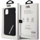 8. Karl Lagerfeld KLHCN613DMKRLK iPhone 11 / Xr 6,1" schwarz/schwarzes Hardcase 3D Rubber Multi Logo