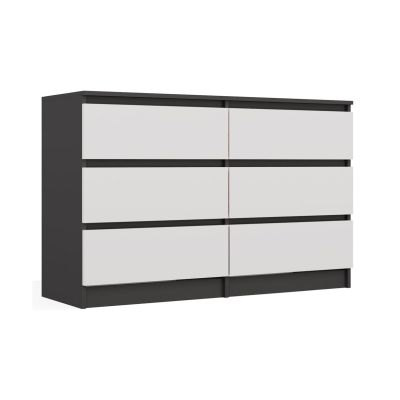 M6 MALWA KOMMODE 120CM ANTI-/WEISS-SET