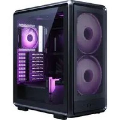 4. Cooler Master MasterFrame 500 Mesh Midi-Tower Schwarz, Transparent