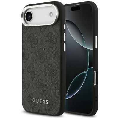 Guess 4G Classic Logo MagSafe Hülle für iPhone 17 Air - Schwarz