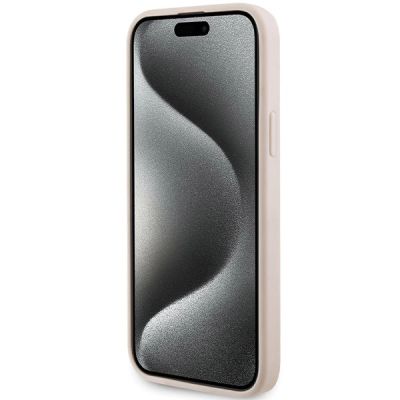 5. Karl Lagerfeld Quilted K Pattern Hülle für iPhone 15 Plus / 14 Plus – Rosa