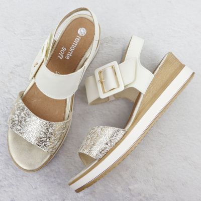 3. Remonte W D6453-61 RKR646B Keilsandalen