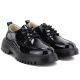 4. Schwarze Grunge-Lacklederschuhe für Damen, Artiker 59C1128