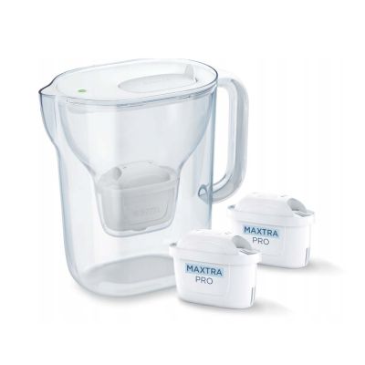 Brita Style Essential Filterkanne + 2 MaxtraPro PP-Kartuschen (2,4 l; weiß)