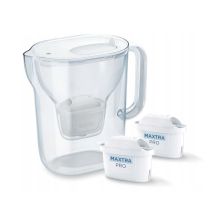 Brita Style Essential Filterkanne + 2 MaxtraPro PP-Kartuschen (2,4 l; weiß)