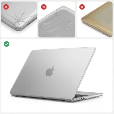 10. Tech-Protect Softshell-Schutzhülle für MacBook Air 15 2023 / 2024 / 2025 / 2026 – Mattschwarz