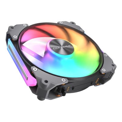3. COUGAR CF-APR12HB3-RGB Computergehäuselüfter 12 cm Schwarz 3 Stück.