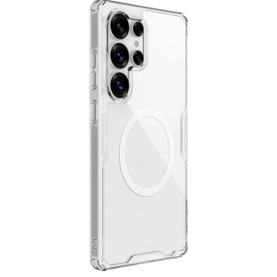 2. Nillkin Nature TPU Pro Magnetische Hülle mit MagSafe für Samsung Galaxy S25 Ultra – Weiß