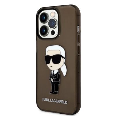 2. Karl Lagerfeld KLHCP14LHNIKTCK iPhone 14 Pro 6.1" schwarz/schwarz Hardcase Ikonik Karl Lagerfeld