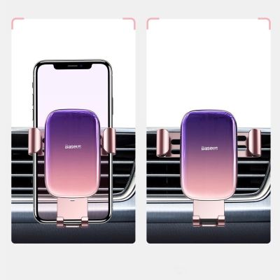 10. Baseus Glaze Gravity Holder Auto Halter Ständer Auto Lüftung schwarz (SUYL-LG01)