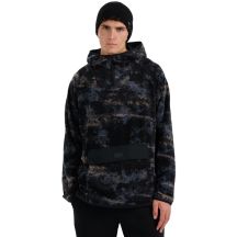 Herren-Fleece-Sweatshirt 4F M427 mehrfarbig allover 4FWAW25TFLEM427 90A