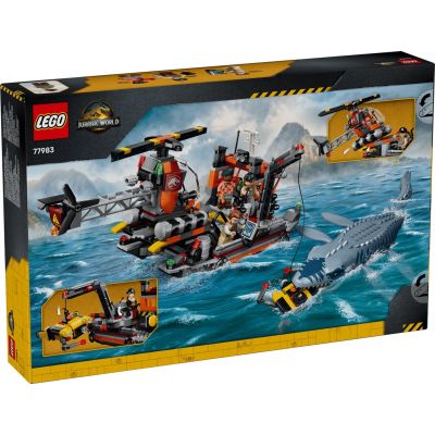 2. LEGO Jurassic World 77983 – Mosasaurus-Bootsangriff