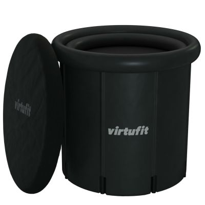 43. VIRTUFIT EISBAD XXL - 375 LITER - ANTHRAZIT - MIT ZUBEHÖR