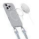 4. Tech-Protect MagNecklace MagSafe Hülle mit Trageband für iPhone 16 Pro – Grau