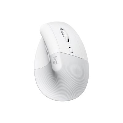 3. Logitech Lift Vertikale Weiße Maus